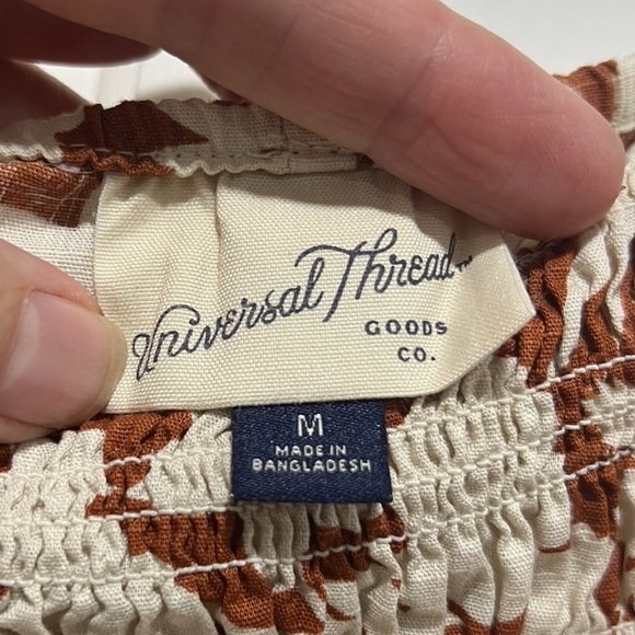 Universal Thread Cream And Rust Maxi Sundress - Picture 12 of 15